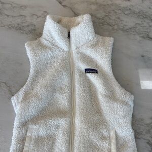 Patagonia Cream Fleece Vest